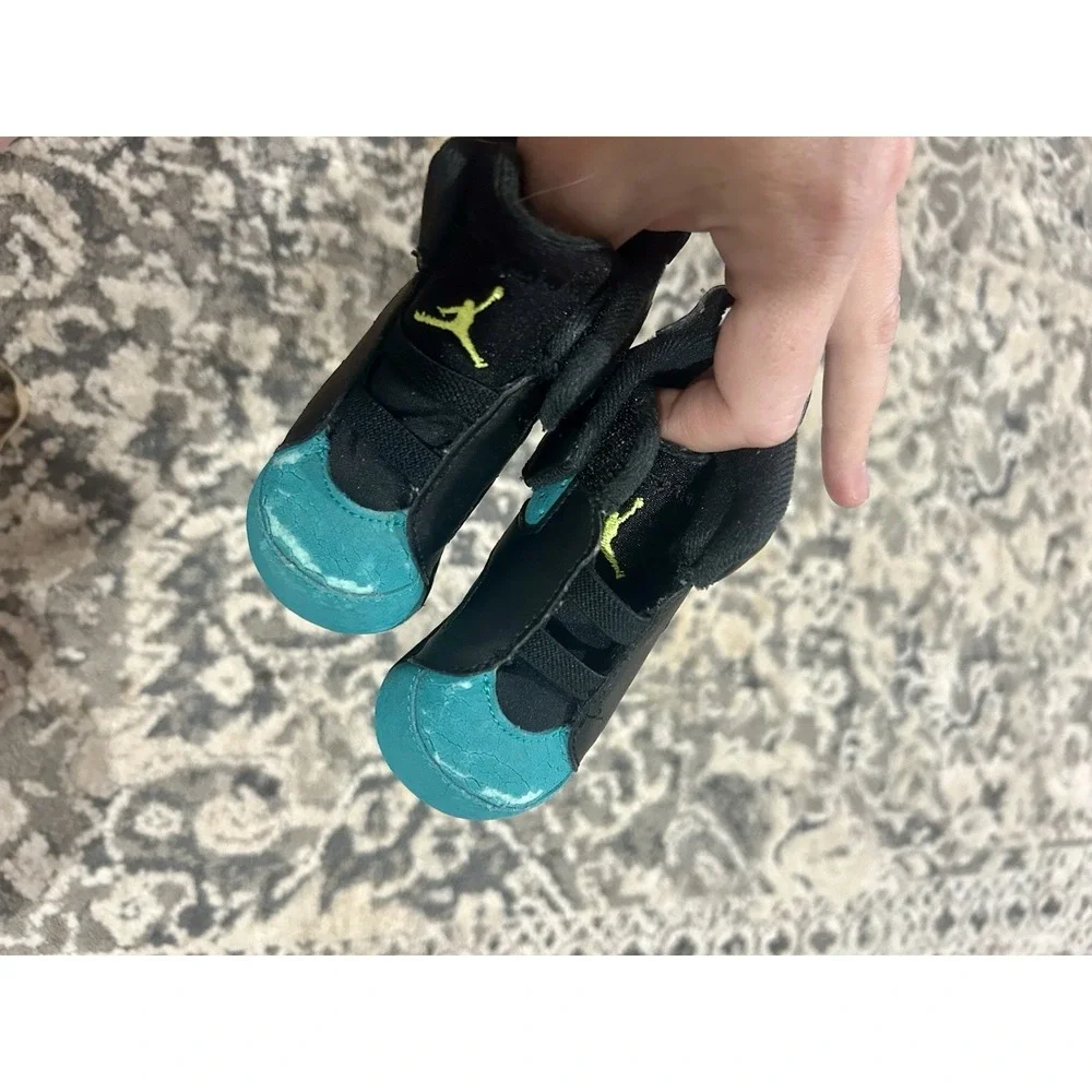 Jordan Retro 6 Baby Crib Shoes soft Bottom Size 4C